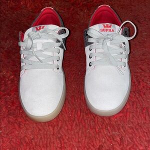 Supra Stacks II x Assassin's Creed low skate shoe.